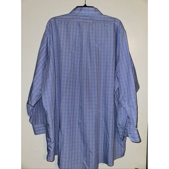 Brooks Brothers Button Down Shirt Striped Non-Iron Traditional Fit 18.5 - 34 Sup - Picture 4 of 6